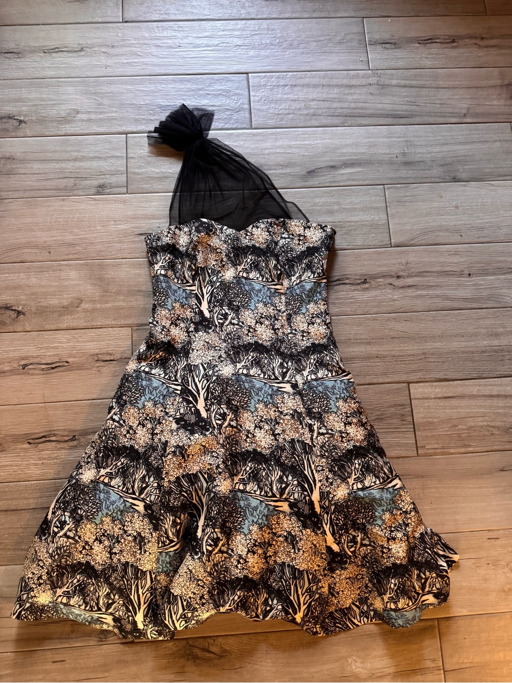 Plenty Frock by Tracy Reese One Shoulder Silk Dress Size 8